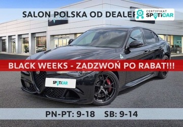 Alfa Romeo Giulia II Sedan Facelifting 2.9 Turbo 510KM 2022 Alfa Romeo Giulia 2.9 Bi Turbo V6 Quadrifoglio SalonPL FVat Bogaty 510KM