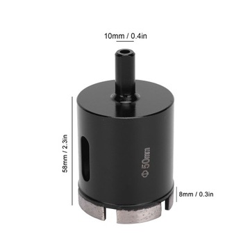 Wiertło diamentowe Płytka ceramiczna Marmur