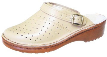 Obuwie/klapki medyczne KOLOR BEŻ wz.033/36