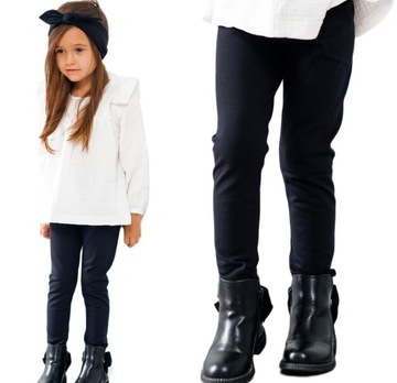 Legginsy spodnie getry - rozm. 92 CZARNE - BAYA