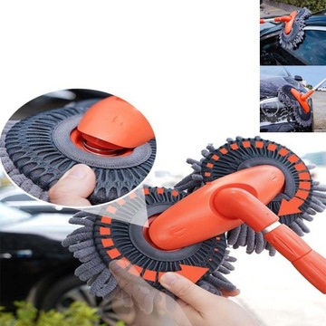 НАБОР ТЕЛЕСКОПИЧЕСКИХ ЩЕТОК ДЛЯ МОЙКИ АВТОМОБИЛЯ, ШВАБРА ДЛЯ ЧИСТКИ 58-115 СМ