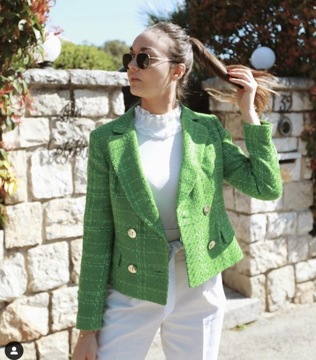 A936 ZARA MARYNARKA KATE MIDDLETON KURTKA - XS