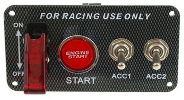 ПАНЕЛЬ 2x ПЕРЕКЛЮЧАТЕЛИ СТАРТ-СТОП KJS СТАРТЕР ДВИГАТЕЛЯ