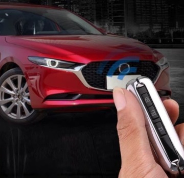 Хромированный чехол для ключей Mazda 2 3 6 CX-60 MX-3 CX-5 MX-5 MX-30 CX-30 uni