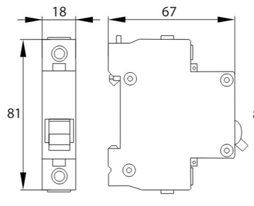 АВТОМАТИЧЕСКИЙ ВЫКЛЮЧАТЕЛЬ BEMKO 1P B20 S301 A00-S7-1P-B20