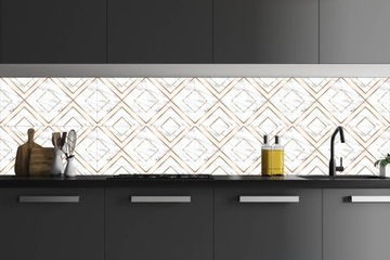 Самоклеящаяся плитка ПВХ 25см Розовый Гранит Геометрия