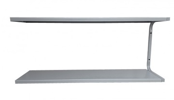 Półka metalowa ścienna 93 cm dodatkowa PG2SD podwójna warsztat loft garaż