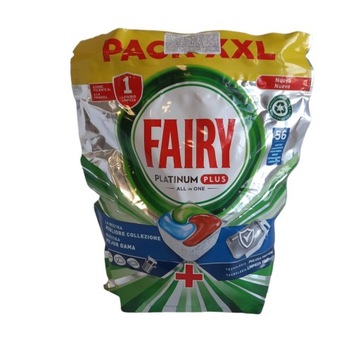 Fairy Platinum Plus Blue kapsułki do zmywarki 56 s