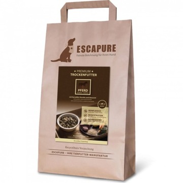 Sucha karma Escapure Premium Pferd konina 1,5kg