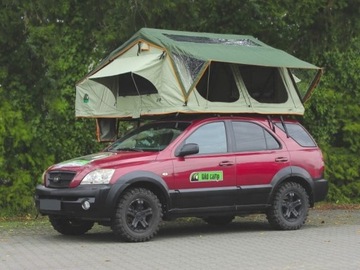 Палатка на крышу Wild Camp Hudson 220 серая - автомобильная палатка