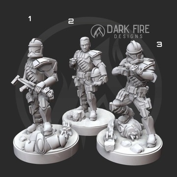 Republic Guerrilla 1 model pasuje do gry StarWars Legion 1