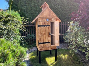 Деревянная садовая коптильня TOKO 3/4 Wood Smokehouse Set