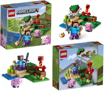 LEGO MINECRAFT ZASADZKA CREEPERA 21177 PREZENT