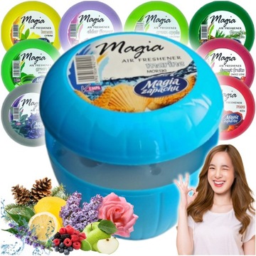 Odświeżacz powietrza w żelu Długotrwały Piękny Zapach Żel mix 9szt x150g
