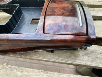 TUNEL ŚRODKOWY DEKOR PANEL DO RADIA MMI AUDI A6 C6 DREWNO EUROPA