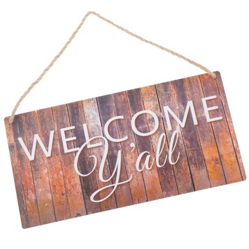 HOME DECOR DIY TABLICZKA DEKOR NA DRZWI WITAJ