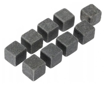 Каменные кубики льда и камни для напитков виски