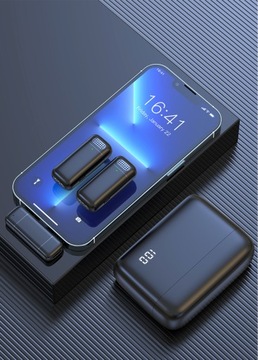 НАБОР БЕСПРОВОДНЫХ МИКРОФОНОВ ИЗ 2 МИКРОФОНОВ APPLE ANDROID USB-C