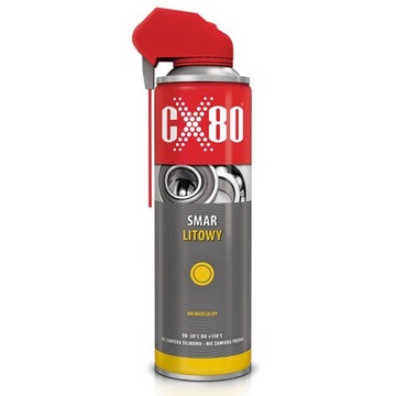 CX80 SMAR LITOWY SPRAY UNIWERSALNY DO UKŁADÓW PRZEMYSŁOWYCH 500ML