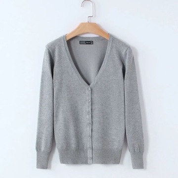 Sweater Knitted Cardigan Button Jacket 2024 Spring