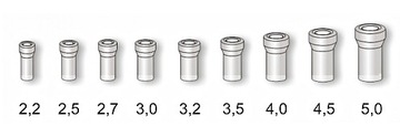 STONFO TULEJKA TEFLONOWA NAKŁADANA MAXI 2,7MM 2 SZTUKI