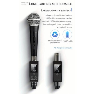 XLR-микрофонный приемник Беспроводной микрофон