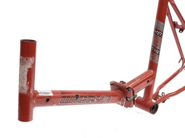 Рама Romet Wigry 3, 1989 г., красная, 20 дюймов