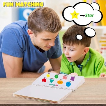 ИГРУШКА ДЛЯ РАННЕГО ОБУЧЕНИЯ МОНТЕССОРИ КНИГА