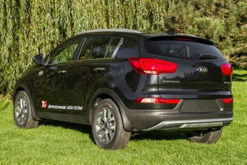 KIA SPORTAGE III SL 2010-2015 НАКЛАДКИ НА БАМПЕРЫ ВЫХЛОПНЫЕ