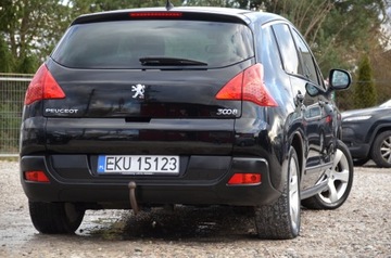 Peugeot 3008 I Crossover 1.6 156KM 2009 CZARNY ZAREJESTROWANY 1.6T SERWIS PANORAMA HEAD-UP ACC ALU GWARANCJA, zdjęcie 9