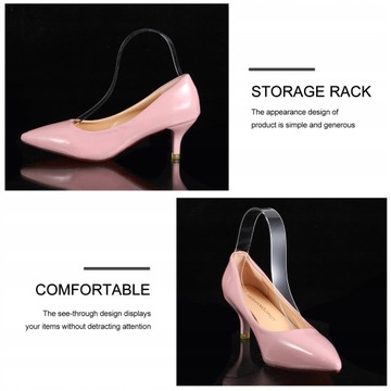 20 штук акриловой обуви, стойка для сандалий.