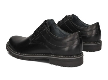 КОЖАНЫЕ ТУФЛИ МУЖСКИЕ ПОЛЬСКИЕ 32 ЧЕРНЫЕ 40