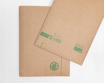 Папка с ластиком А4 для документов Eco Elements x10