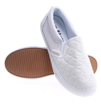 Buty damskie Wkładane tenisówki trampki slip on Obuwie 12540