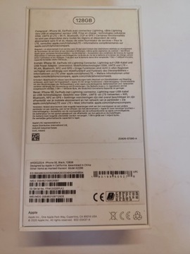 Коробка для Apple iPhone SE 128 ГБ 2020 г.