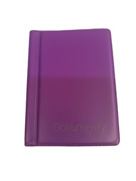 Okładka na dokumenty mini violet