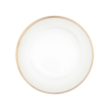 Talerz deserowy porcelana MariaPaula Moderna Gold 20,5 cm