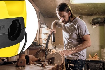 МОЩНЫЙ ПЫЛЕСОС БЕЗРЕШЕНКА WD3 KARCHER TURBO BRUSH ОРИГИНАЛЬНЫЕ МЕШКИ 4xШТ.