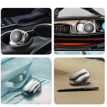 Мини-электробритва для влажного и сухого использования. 6 лезвий с малошумной аккумуляторной батареей USB.