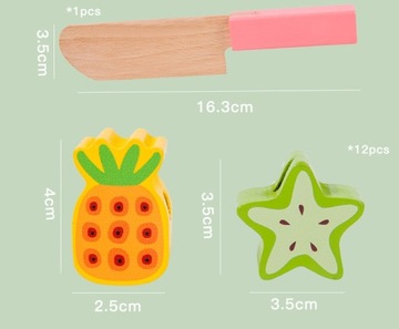 MONTESSORI GRA LOGICZNA ZRĘCZNOŚCIOWA SORTER MARCHEWKI I ROBACZKI