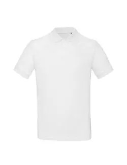 B&C Eko Koszulka męska polo Inspire white 3XL