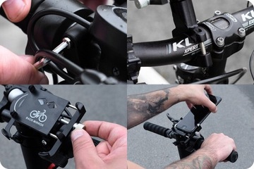 АЛЮМИНИЕВЫЙ ДЕРЖАТЕЛЬ ДЛЯ ВЕЛОСИПЕДА ПРОЧНО ДЕРЖИТСЯ