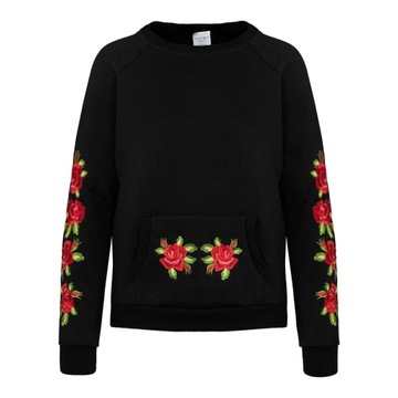 Bluza haftowana w róże FOLK