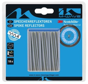 Odblaskowe Rurki Na Szprychy M-Wave 3M