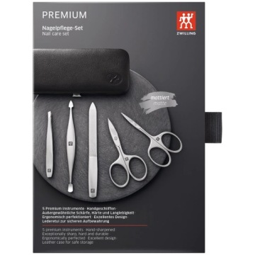 НАБОР ДЛЯ МАНИКЮРА ZWILLING TWINOX MATTIERT MATTE, 5 ЭЛЕМЕНТОВ