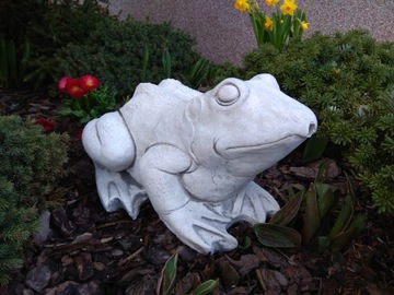 Бетонная фигура ЛЯГУШКА производитель фонтанов (Z91)ALA-SHOP