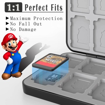 ЧЕХОЛ-ОРГАНИЗАТОР ДЛЯ КАРТ POKEBALL OLED MICRO SD NINTENDO SWITCH