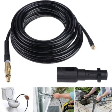 ШЛАНГ ДЛЯ ОЧИСТКИ ТРУБ, МОЙКА ВЫСОКОГО ДАВЛЕНИЯ, КОМПЛЕКТ ДЛЯ ОЧИСТКИ ТРУБ