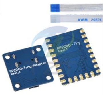 RP2040 RASPBERRY PI TINY Cortex M0 микроконтроллерная плата+ 2MB USB-C АДАПТЕР