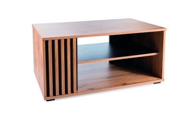 ŁAWA DAFNE DĄB ARTISAN / CZARNY 100X60 LOFT LAMELE
